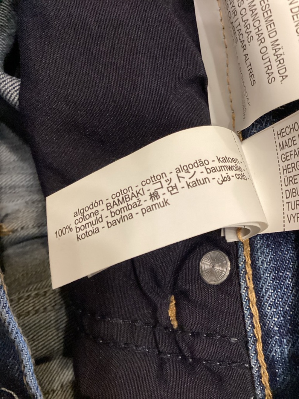 Zara HIGH-WAIST CROSSOVER WAIST WIDE LEG JEANS Size 8 - Picture 10 of 13